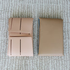 Set of 2 Aqua Tan Foldable Storage Basket