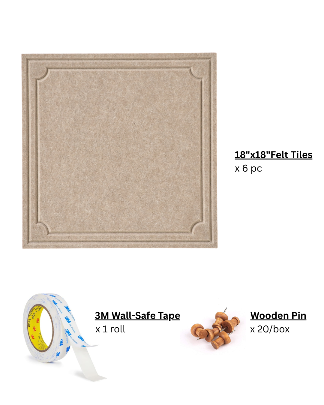 The GALLERY Modular Felt Pinboard