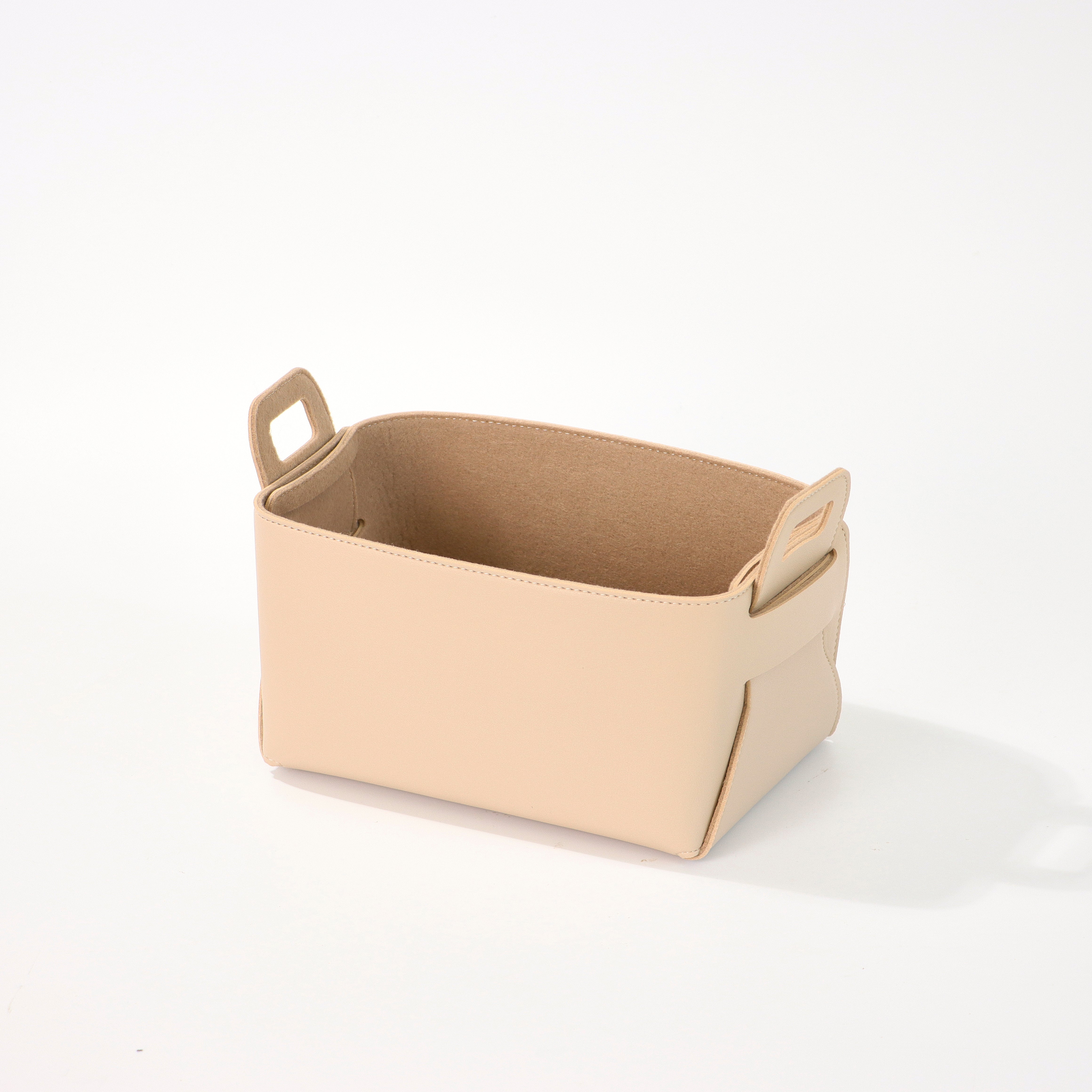 Vegan Leather Foldable Storage Basket - Medium – Room by Zora