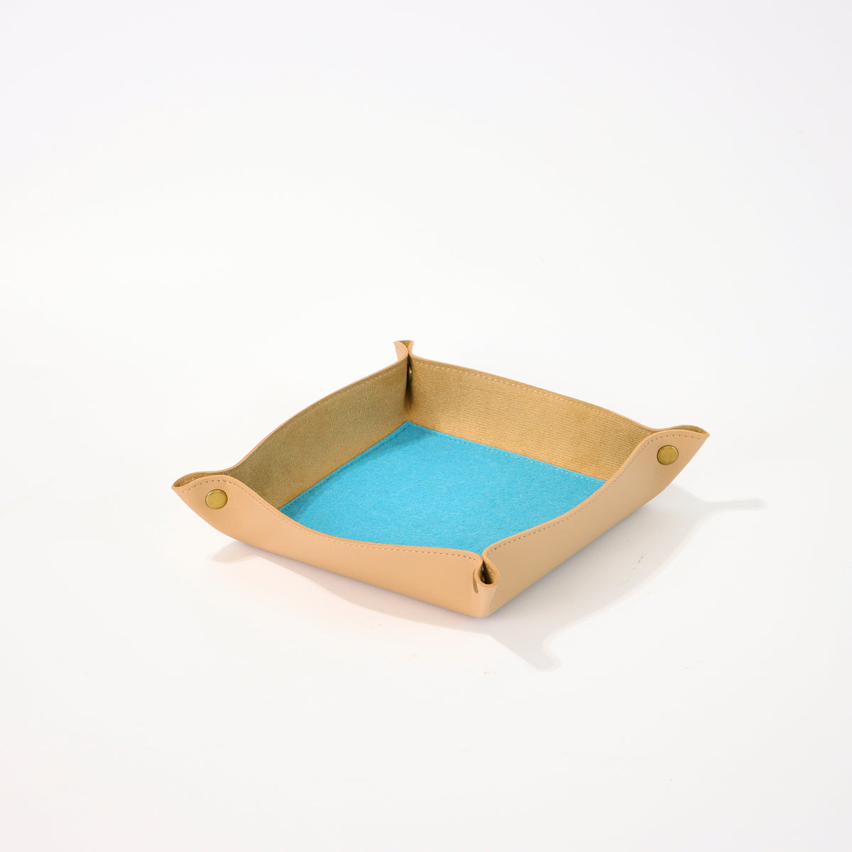 Large Vegan Leather Catchall Tray