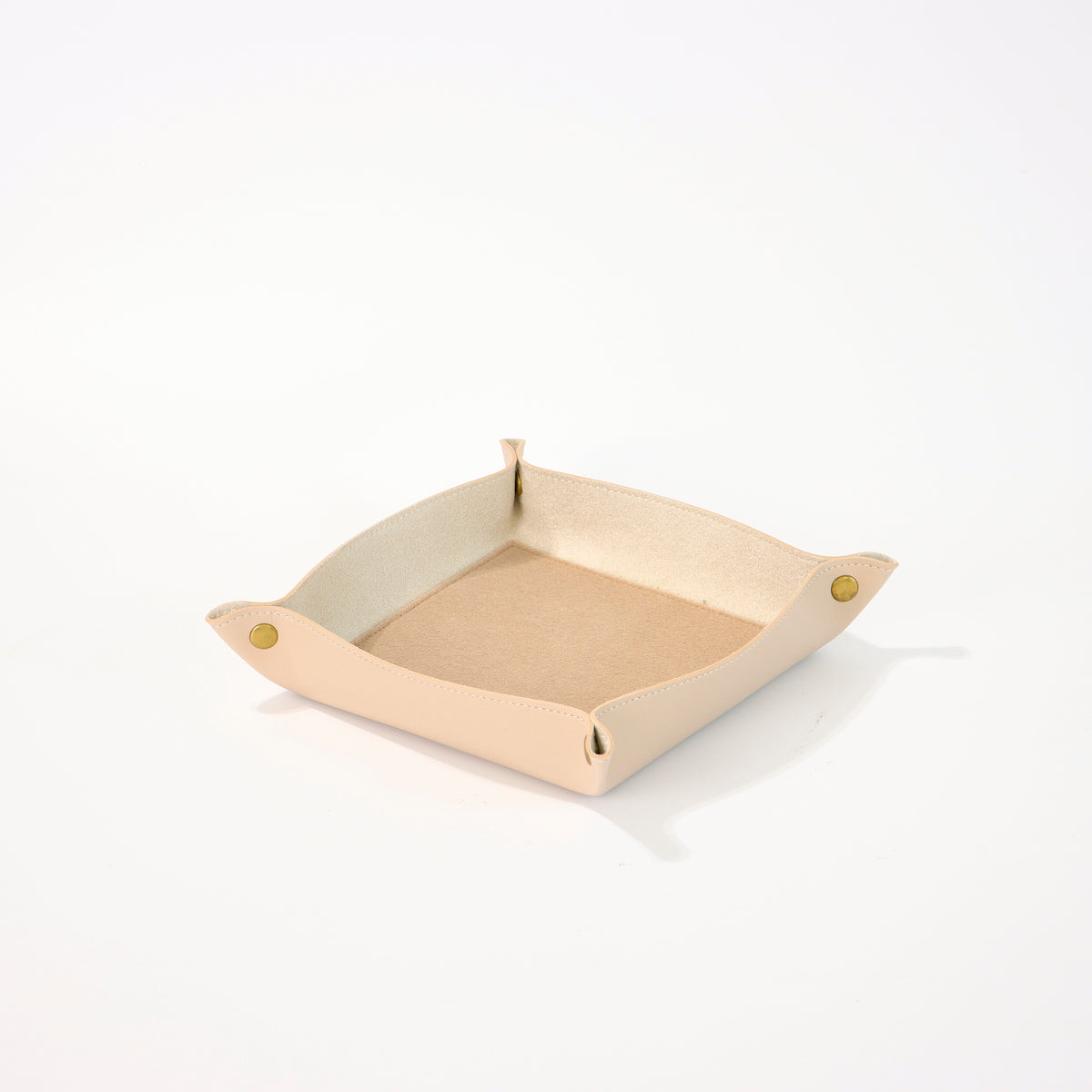Large Vegan Leather Catchall Tray