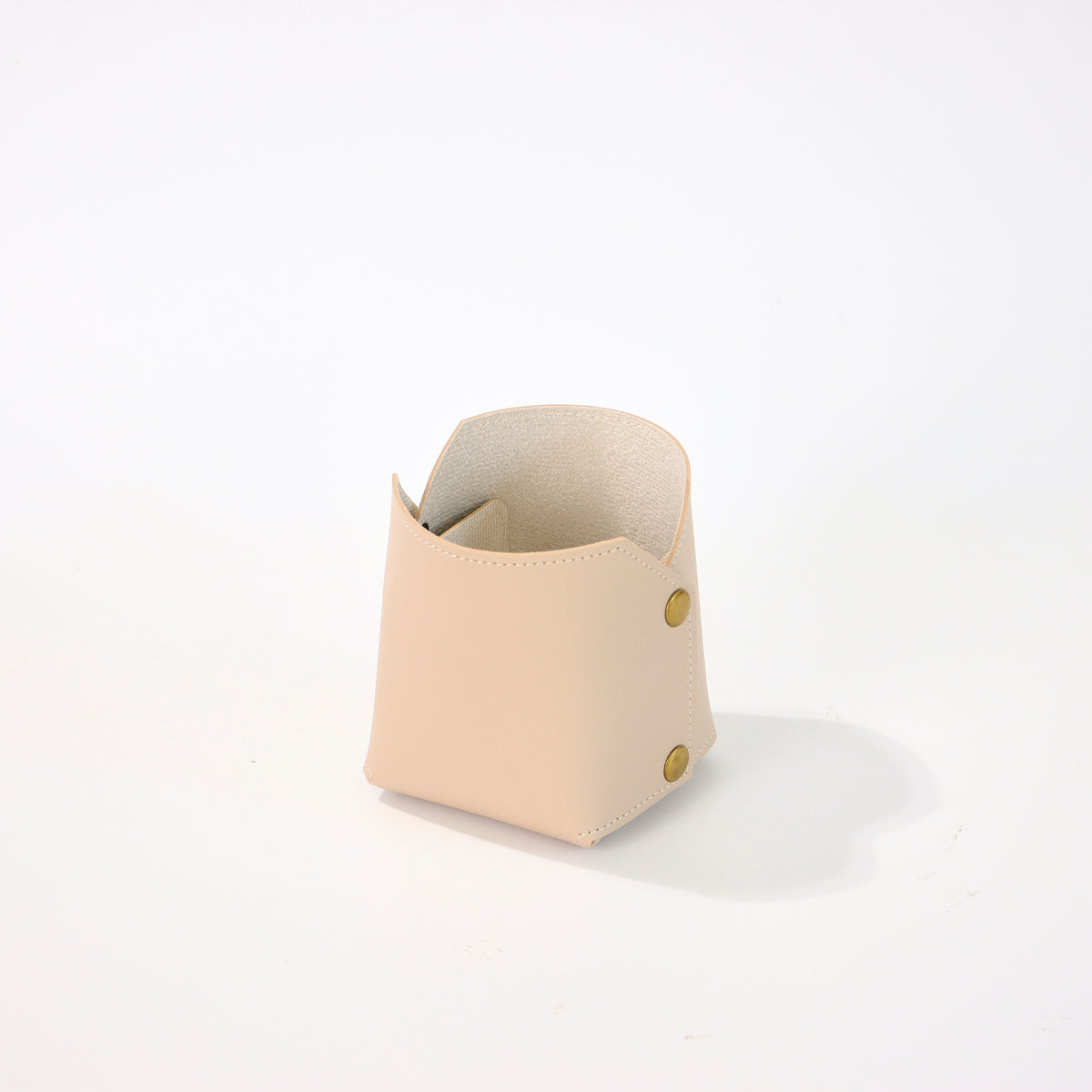 Vegan Leather Pen Holder