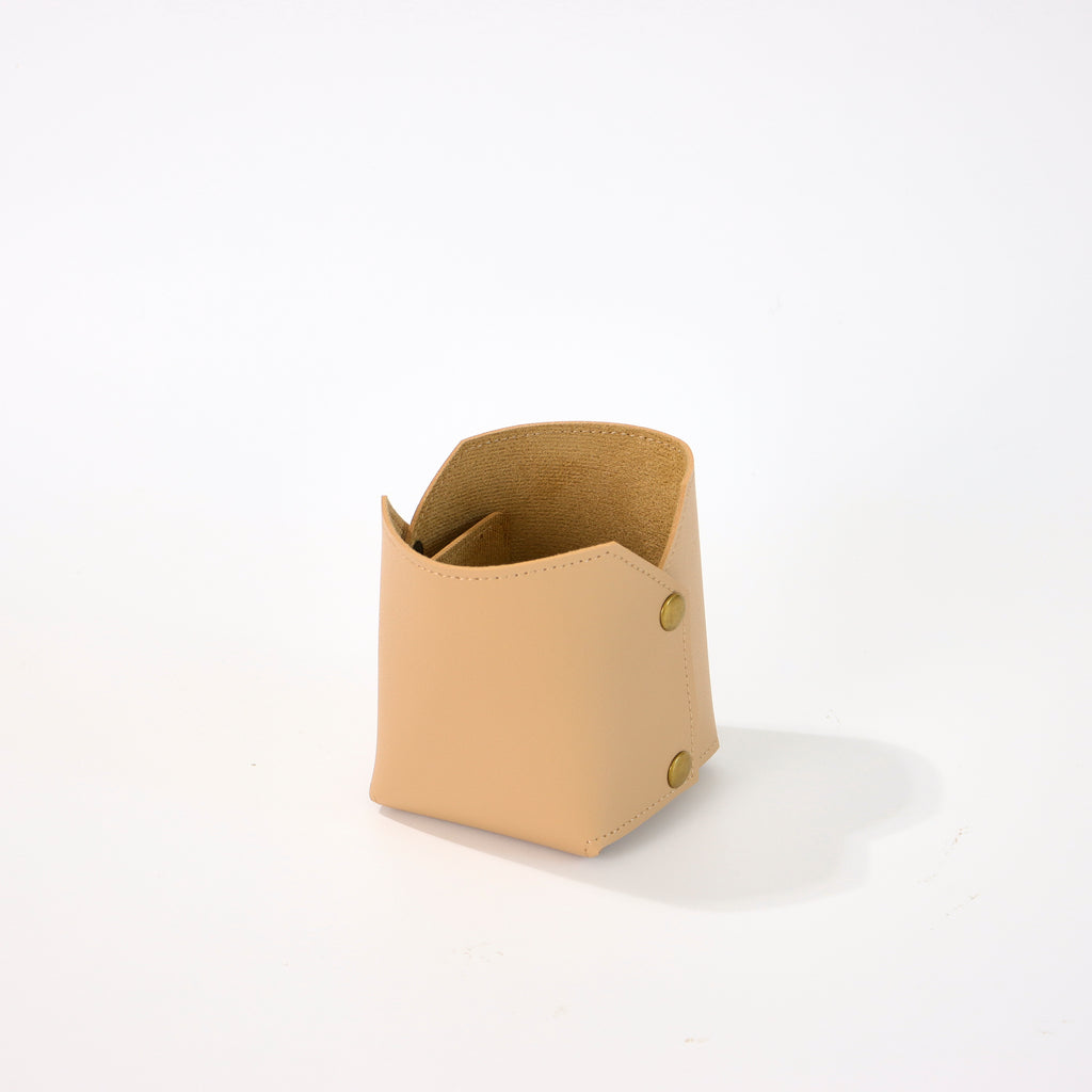 Vegan Leather Pen Holder