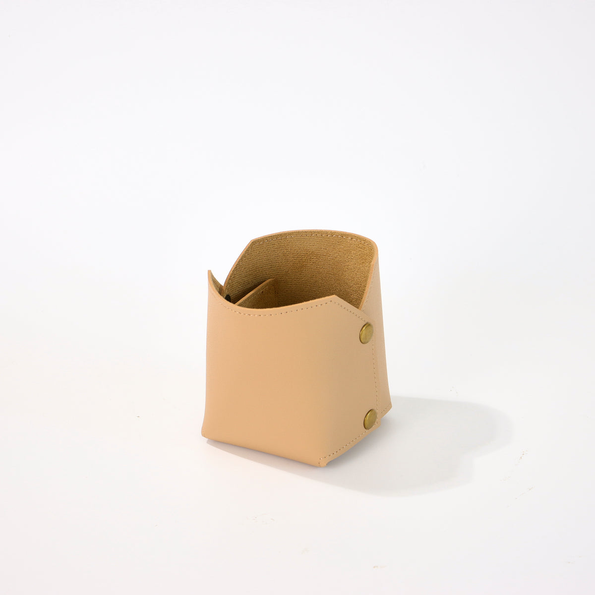 Vegan Leather Pen Holder